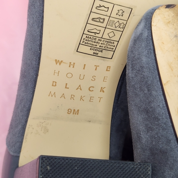 White House black market Gray booties with tazel sz 9m - Picture 3 of 5